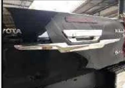 ครอบฝาท้าย ดำด้าน Hilux Revo